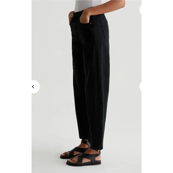 AG DENIM NWT Hattie High Rise Barrel Jean in 7 Years Vintage Onyx // 24 - Picture 15 of 15